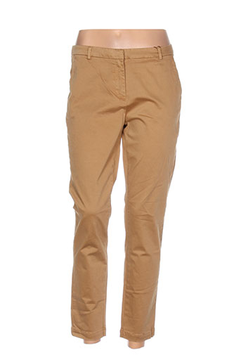 gant pantalons femme de couleur marron