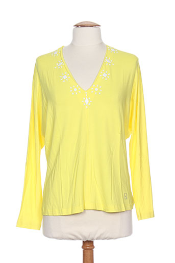 pier bé t-shirts femme de couleur jaune