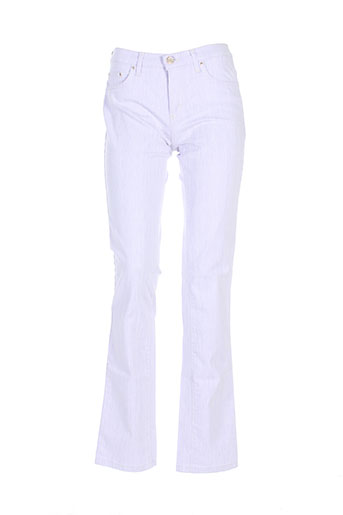 trussardi jeans pantalons femme de couleur violet