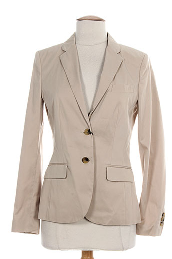 gant vestes femme de couleur beige