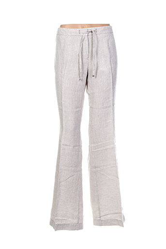 trussardi jeans pantalons femme de couleur beige