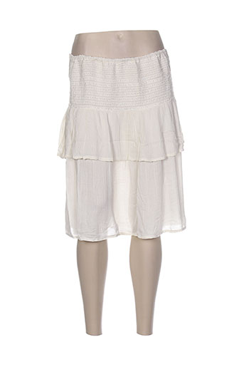 red sound jupes femme de couleur beige