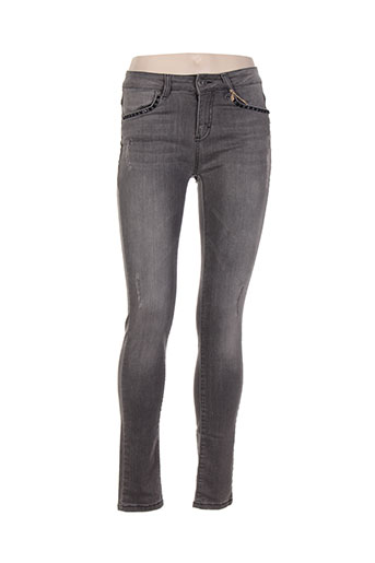 so soon jeans femme de couleur gris