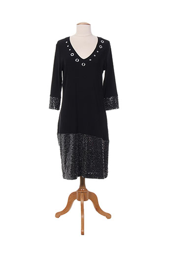 bleu d'azur robes femme de couleur noir