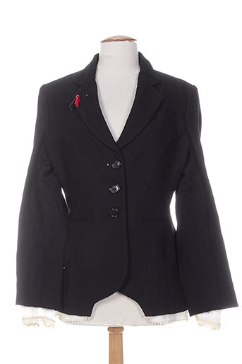 high vestes femme de couleur noir