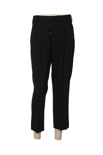 high pantalons femme de couleur noir