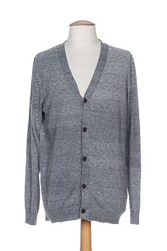jack EFFI_CHAR_1 jones gilets homme de couleur gris