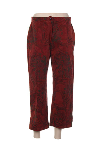 coco menthe pantacourts femme de couleur rouge