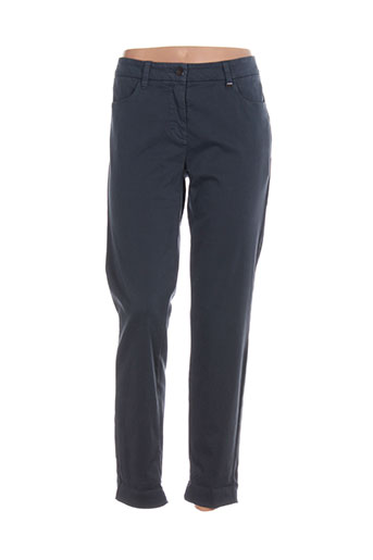 luisa cerano pantalons femme de couleur bleu