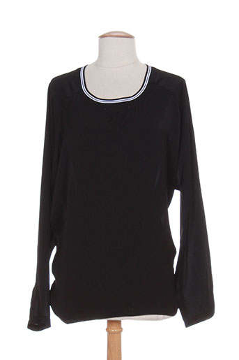 high chemises femme de couleur noir