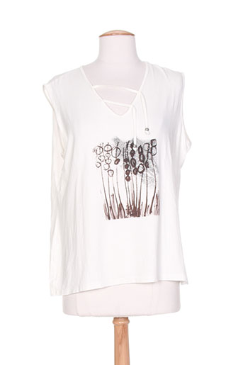 jean gabriel t-shirts femme de couleur beige