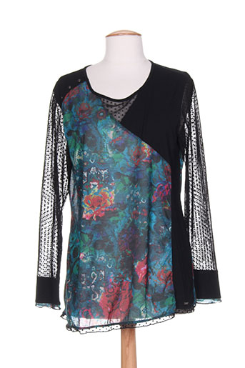 felino chemises femme de couleur noir