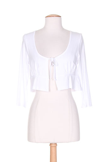 les filles de neaux gilets femme de couleur blanc