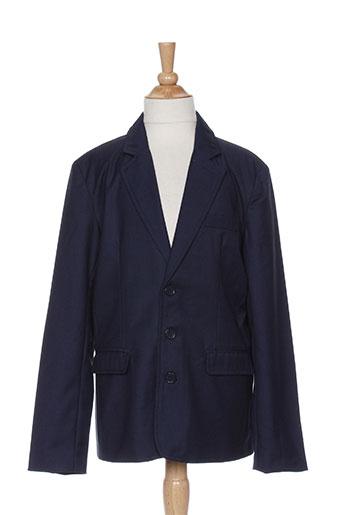 guess vestes garçon de couleur bleu