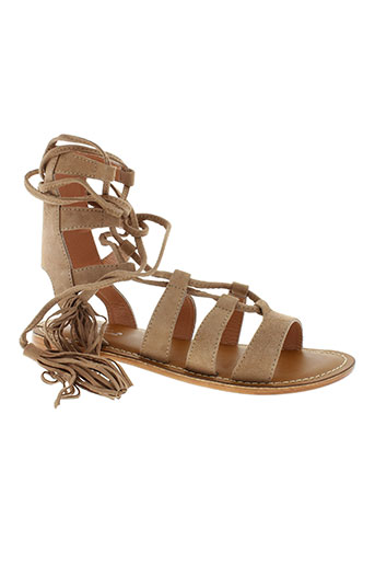 l'atelier tropézien chaussures femme de couleur beige