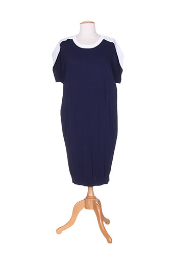 isabel de pedro robes femme de couleur bleu