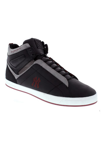 new york yankees chaussures homme de couleur noir