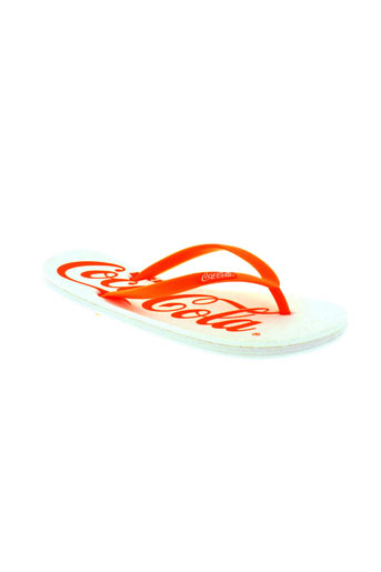 coca-cola chaussures femme de couleur orange