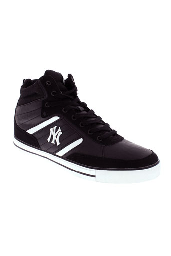 new york yankees chaussures homme de couleur noir