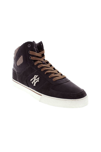 new york yankees chaussures homme de couleur gris