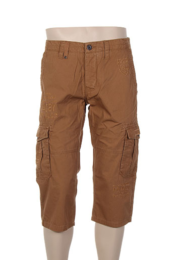 crossby pantacourts homme de couleur marron