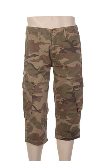 crossby pantacourts homme de couleur beige