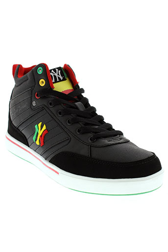 new york yankees chaussures homme de couleur noir