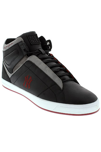 new york yankees chaussures homme de couleur noir
