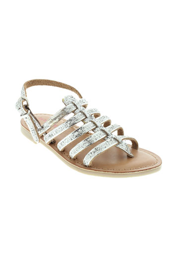 les tropeziennes chaussures fille de couleur gris