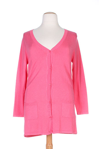 ciso gilets femme de couleur rose