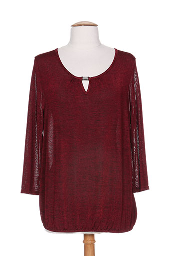 renatto bene t-shirts femme de couleur rouge