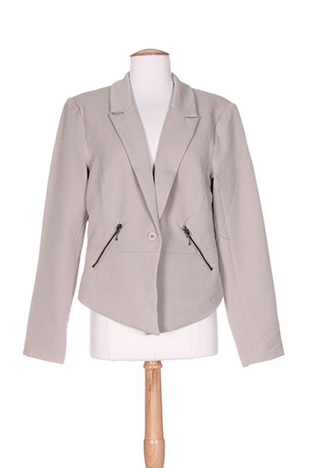 b.young vestes femme de couleur beige