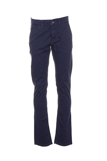 pepe jeans pantalons garçon de couleur bleu