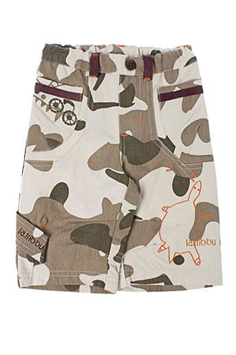 la tribbu shorts / bermudas garçon de couleur beige