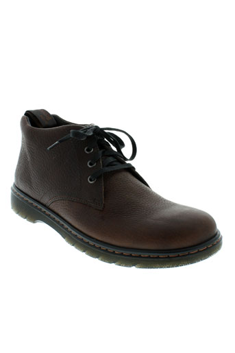 dr et martens boots homme de couleur marron