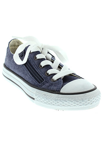 converse chaussures garçon de couleur bleu
