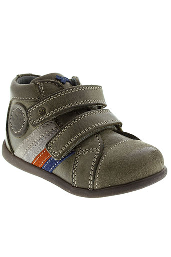 stones and bones chaussures garçon de couleur gris