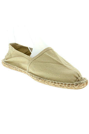 reservoir et shoes espadrilles homme de couleur beige