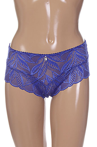 barbara lingerie femme de couleur bleu