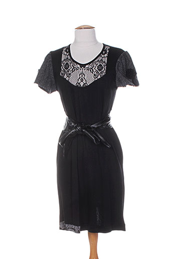 double jeu robes femme de couleur noir