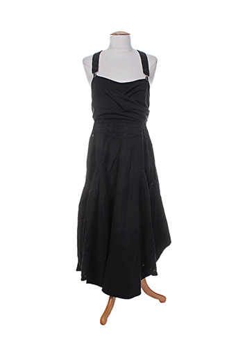 high robes femme de couleur noir