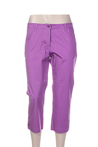 costura 40 pantacourts femme de couleur violet