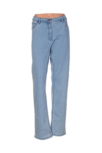 intown jeans femme de couleur bleu