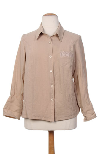 jean gabriel chemises femme de couleur beige