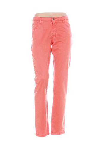 lcdn pantalons femme de couleur orange