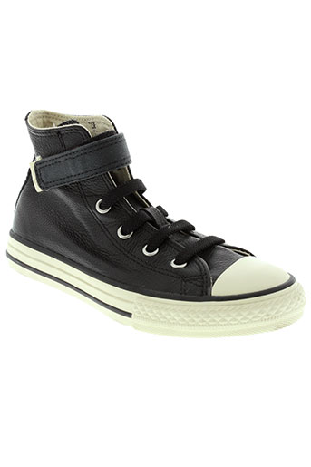 converse chaussures garçon de couleur noir