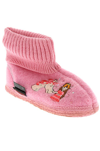 giesswein chaussures fille de couleur rose