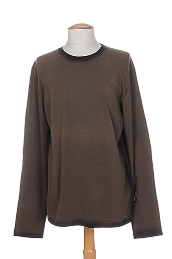 hugo boss t-shirts homme de couleur marron