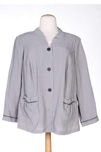 telmail vestes femme de couleur gris