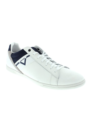 diesel chaussures homme de couleur blanc